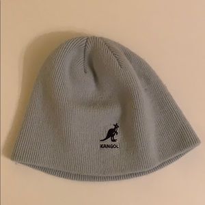 Kangol Blue Beanie Cap  - light blue